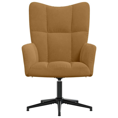 Vidaxl relaxstoel fluweel bruin