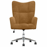 Vidaxl relaxstoel fluweel bruin
