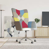 Vidaxl relaxstoel patchwork stof