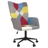 Vidaxl relaxstoel patchwork stof