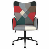 Vidaxl relaxstoel patchwork stof