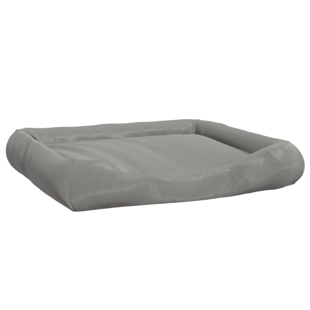 Vidaxl Hundebett mit Kissen 115x100x20 cm Oxford Stoff grau