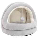 VIDAXL -Katzenkorb 40x40x35 cm grau und cremefarben