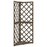 Vidaxl Latwerk Corner Modell 50x50x145 cm Festkieferholz