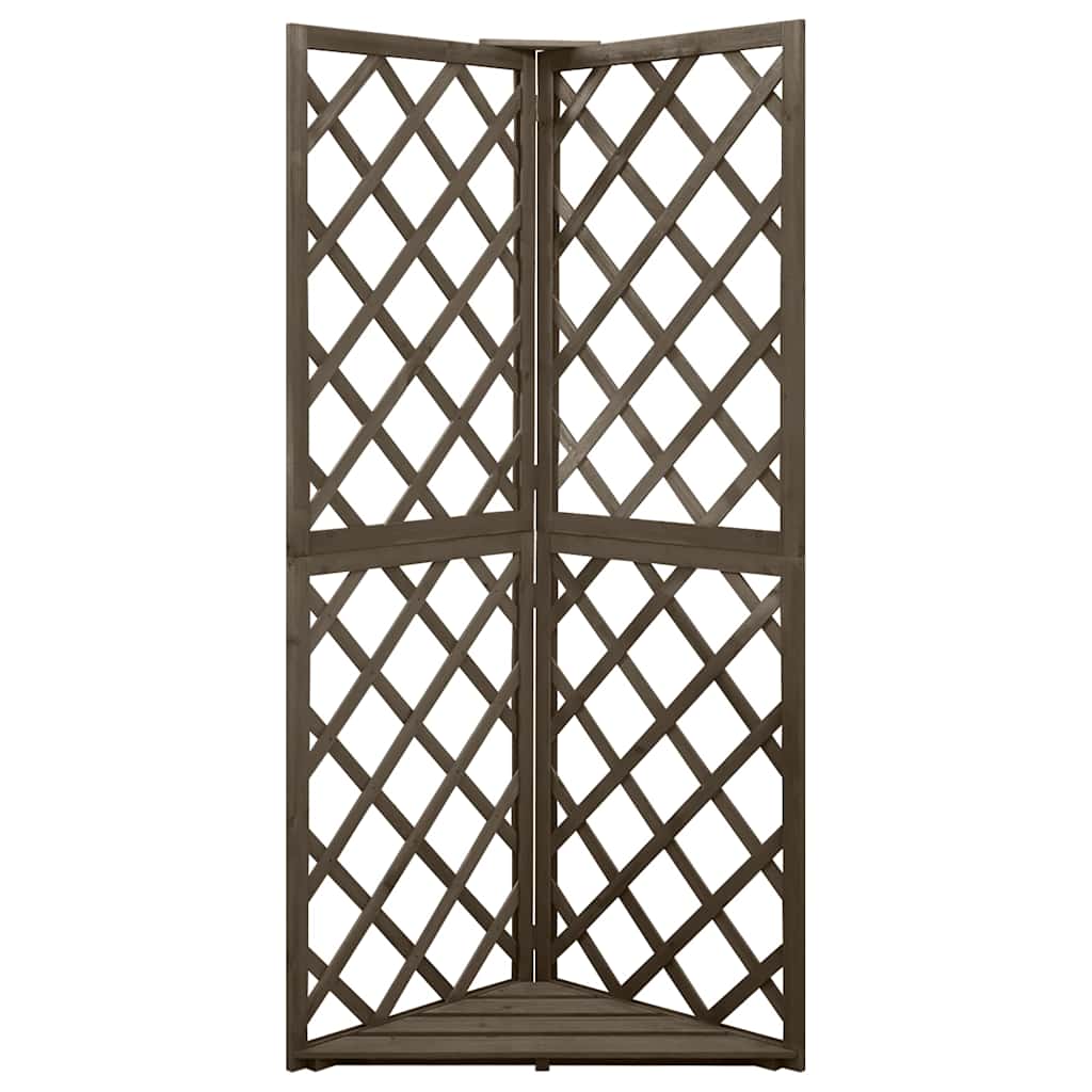 Vidaxl Latwerk Corner Modell 50x50x145 cm Festkieferholz