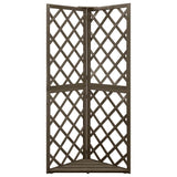 Vidaxl Latwerk Corner Modell 50x50x145 cm Festkieferholz