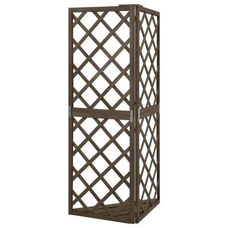 Vidaxl Latwerk Corner Modell 50x50x145 cm Festkieferholz