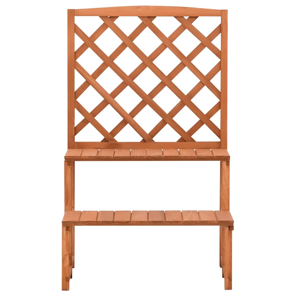 VIDAXL -Pflanzenregal mit SLAT 70x42x115 cm Festkieferholz