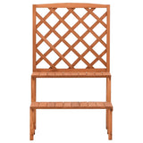 VIDAXL -Pflanzenregal mit SLAT 70x42x115 cm Festkieferholz