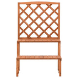 VIDAXL -Pflanzenregal mit SLAT 70x42x115 cm Festkieferholz