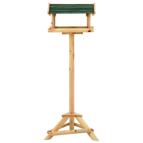 VidaXL-Vogelfutterhäuschen mit Standardmaßen 37 x 28 x 100 cm aus massivem Kiefernholz