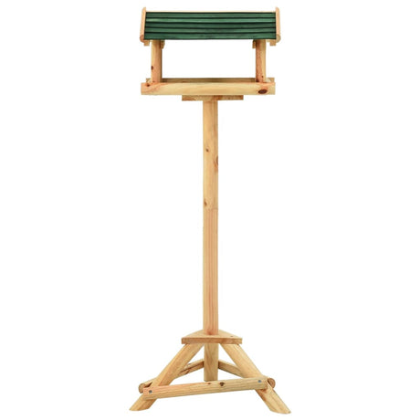 Vidaxl -Vogelfutter mit Standard 37x28x100 cm Festkieferholz