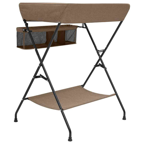 Vidaxl Change Table Eisen Taupe