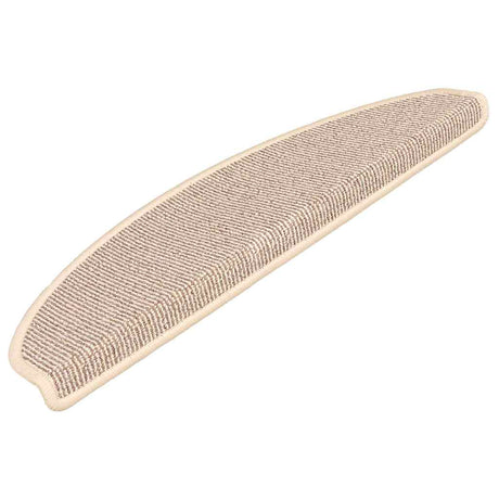 Vidaxx Stufenmatten 15 St. 65x21x4 cm weiß und braun halbrund groß