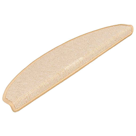 VidaXL Stufenmatten 15 Stück 65x21x4 cm cremefarben