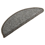 VIDAXL -Treppenmatten 15 ST 65x21x4 cm Anthrazit -ausgelöst