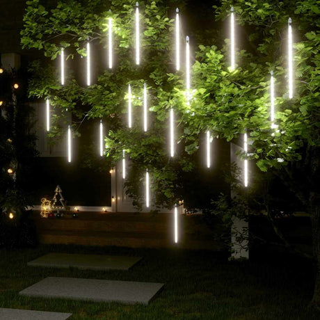 Vidaxl meteoorlichten 20 st 480 led's binnen buiten 30 cm koudwit