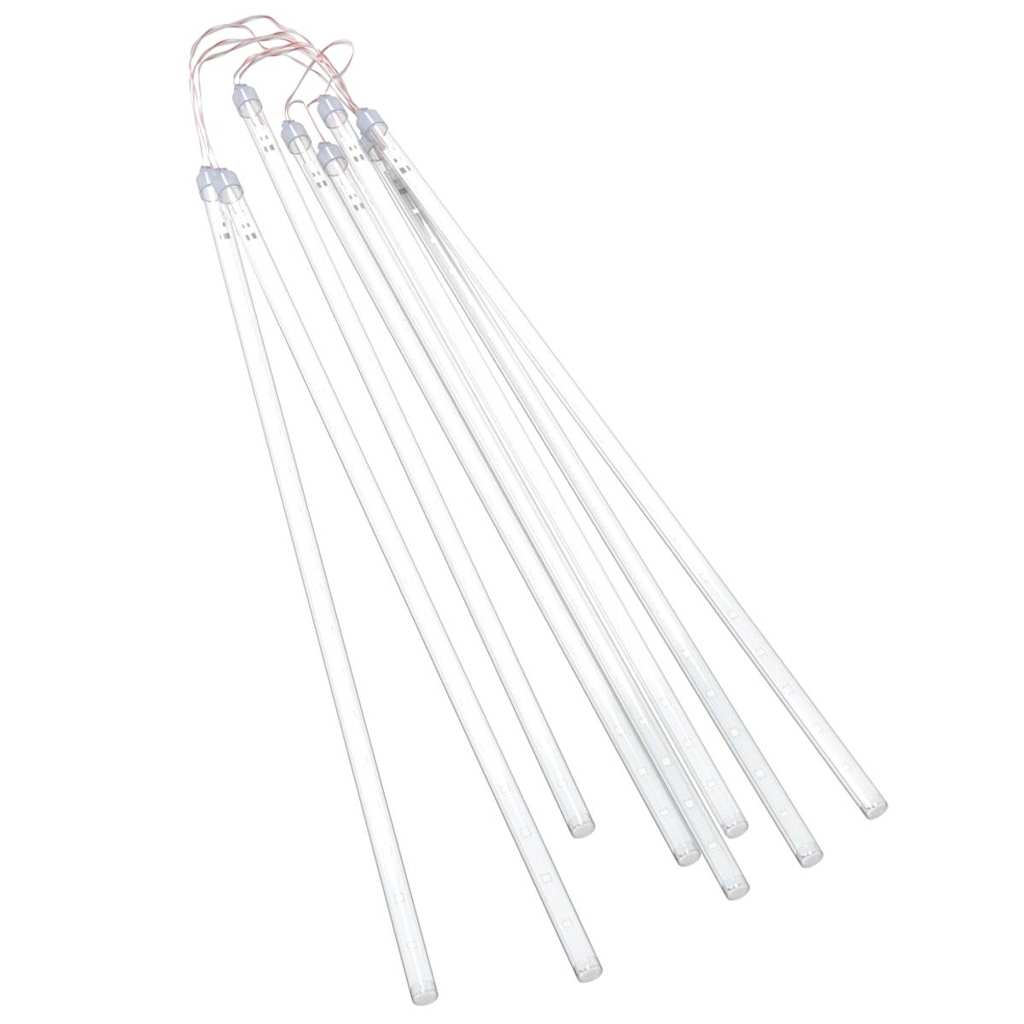 Vidaxl meteoorlichten 8 st 288 led's binnen buiten 50 cm blauw