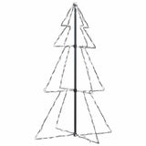 VIDAXL KegelKERSTBOOM 160 LEDs innerhalb und außerhalb von 78x120 cm