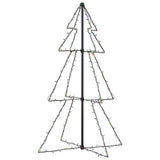 VIDAXL KegelKERSTBOOM 160 LEDs innerhalb und außerhalb von 78x120 cm