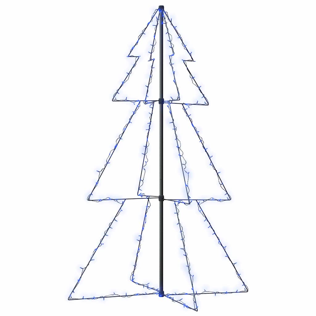 Vidaxl KegelKERSTBOOM 200 LEDs innerhalb und außerhalb von 98x150 cm