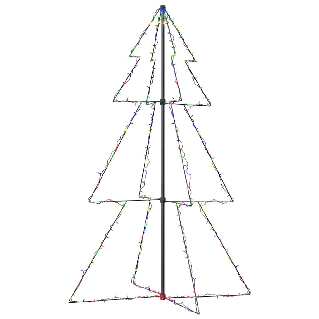 Vidaxl KegelKERSTBOOM 200 LEDs innerhalb und außerhalb von 98x150 cm