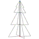Vidaxl KegelKERSTBOOM 200 LEDs innerhalb und außerhalb von 98x150 cm