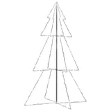 VIDAXL KegelKERSTBOOM 240 LEDs innerhalb und außerhalb von 118x150 cm