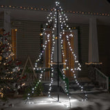 VIDAXL KegelKERSTBOOM 240 LEDs innerhalb und außerhalb von 118x150 cm