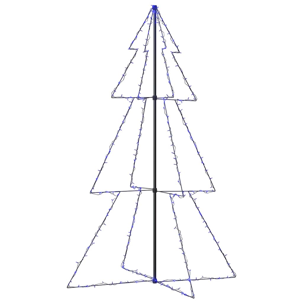 VIDAXL KegelKERSTBOOM 240 LEDs innerhalb und außerhalb von 118x150 cm