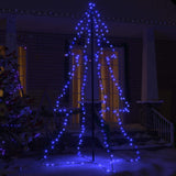 VIDAXL KegelKERSTBOOM 240 LEDs innerhalb und außerhalb von 118x150 cm