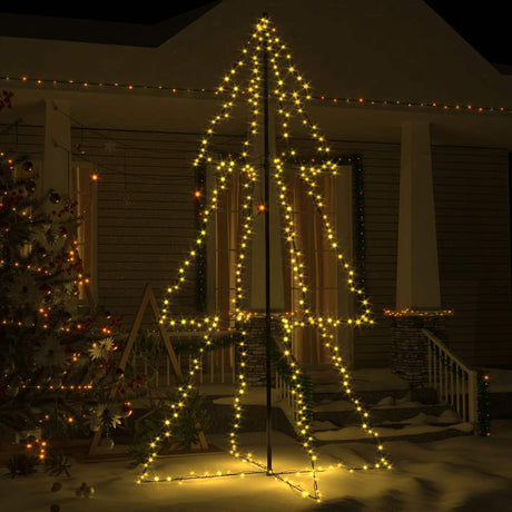VIDAXL KegelKERSTBOOM 300 LEDs innerhalb und außerhalb 120x220 cm