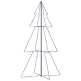 VIDAXL KegelKERSTBOOM 300 LEDs innerhalb und außerhalb 120x220 cm
