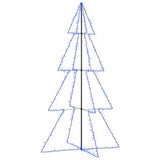 VIDAXL KegelKERSTBOOM 360 LEDs innerhalb und außerhalb von 143x250 cm