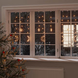 Vidaxx Lichterkette Stern und Mond mit Fernbedienung 345 LEDs warmweiß