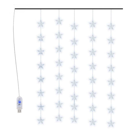 Vidaxl Light Corder Stars mit 200 LEDs und 8 Funktionen kalt weiß