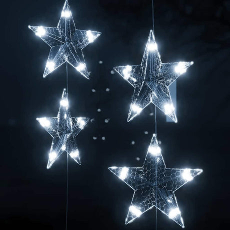 Vidaxl Light Corder Stars mit 500 LEDs und 8 Funktionen kalt weiß