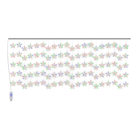 Vidaxl Light Cord Vorhangsterne mit 500 LEDs 8 Funktionen Multi -Colored