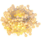 VidaXL Lichterkabel mit 200 LEDs, 8 Funktionen, warmweiß, 20 m