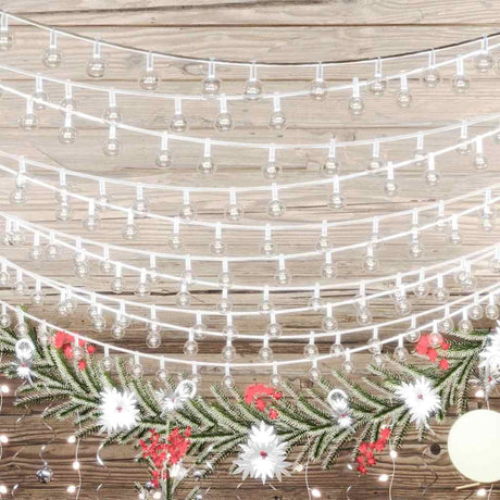 VidaXL Lichterkabel mit 200 LEDs, 8 Funktionen, kaltweiß, 20 m