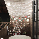 Vidaxxl Lichtkabel mit 400 LEDs, 8 Funktionen, kaltweiß, 40 m