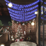 Vidaxl -Lichtkabel mit 400 LEDs 8 Funktionen blau 40 m
