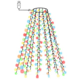 VIDAXL Weihnachtsbaumbeleuchtung mit 150 LEDs Multi -Colored Net 150 cm