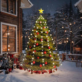 Vidaxl Weihnachtsbaumbeleuchtung mit 180 LEDs kaltes weißes Netz 180 cm