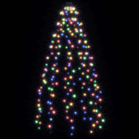 Vidaxl kerstboomverlichting met 210 led's meerkleurig net 210 cm