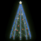 Vidaxl Weihnachtsbaumbeleuchtung mit 250 LEDs Blaues Netz 250 cm