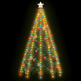 VIDAXL Weihnachtsbaumbeleuchtung mit 300 LEDs Multi -gefärbtes Netz 300 cm
