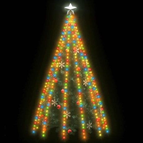 Vidaxl Weihnachtsbaumbeleuchtung 500 LEDs Multi -gelöscht in 500 cm