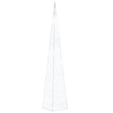 Vidaxl Light Cone Dekorative LED 60 cm Acrylkalt weiß