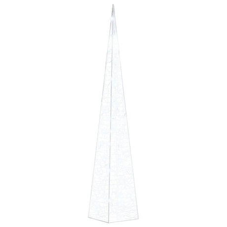 Vidaxl Light Cone Dekorative LED 90 cm Acrylkalt weiß